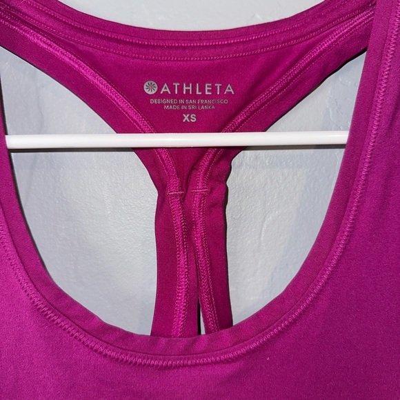Athleta Magenta Racerback Tank Top - Picture 4 of 6
